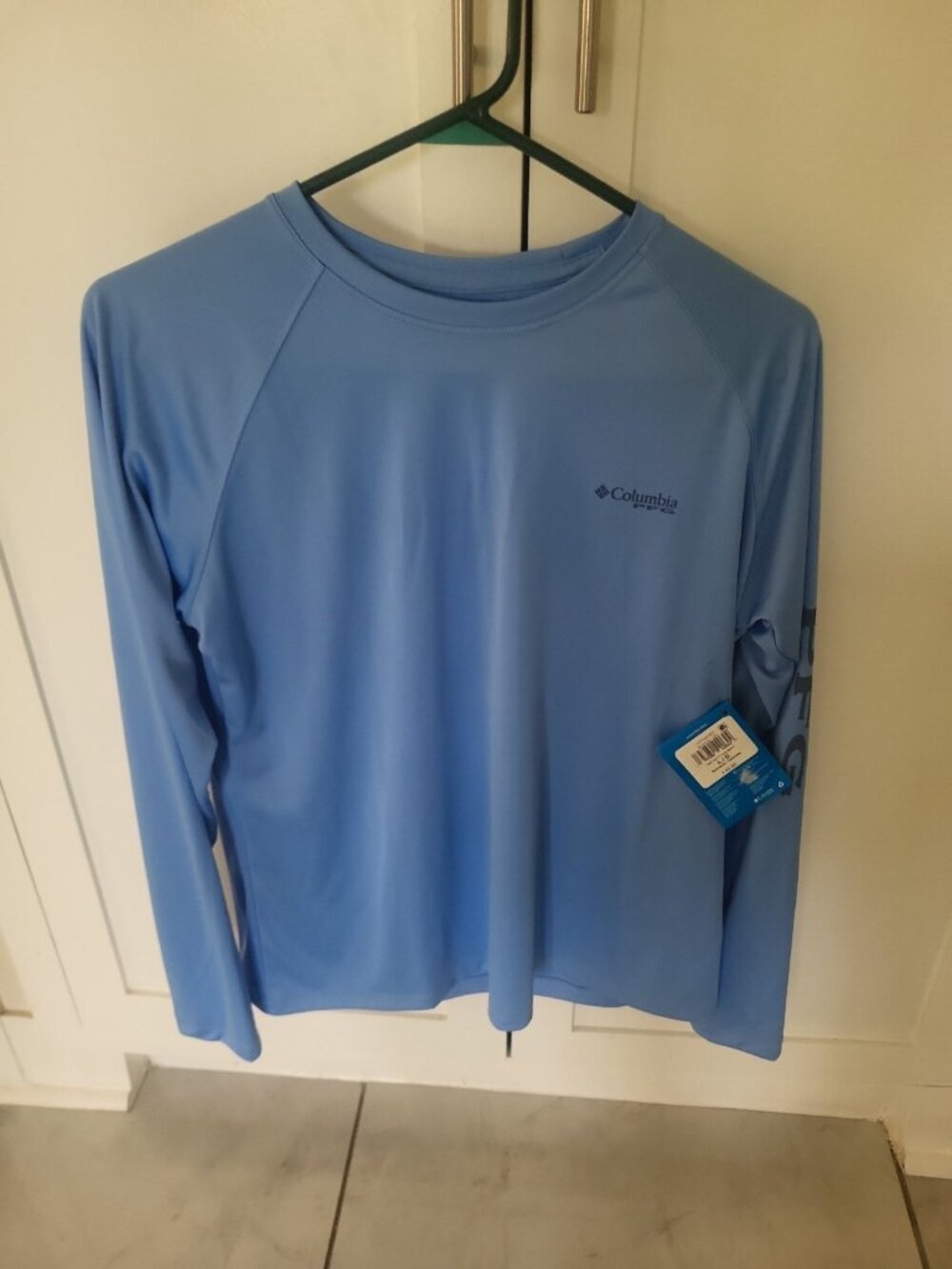 Columbia Women's Tidal Tee II Long Sleeve Shirt Large Blue